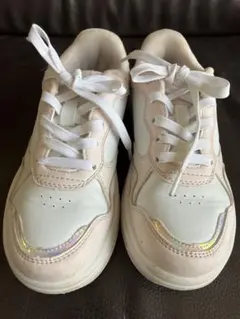 NUOVO ホワイト キッズスニーカー 21cm