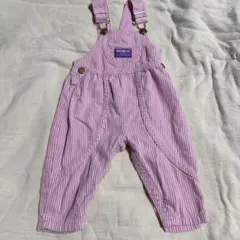 vintage oshkosh 12m ピンクストライプサロペット　古着