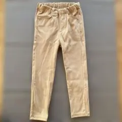 【新品】無印良品　ジャージーストレッチ　ツイル　レギンスパンツ　110