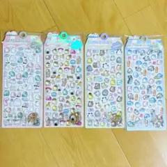 は*る様 オバケーヌ 4枚セット シール ボンボンドロップ風シール ぷっくり