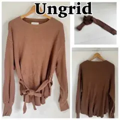 Ungrid アングリッド　ウエストベルトワッフルロングスリーブTeeのサムネイル