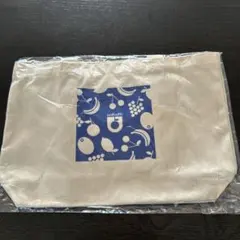 ユニフルーティフルーツ柄 トートバッグ エコバッグ　ベージュ　新品未使用