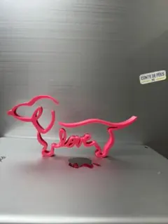 ちよこさま。 ダックスフンド 犬 オブジェ インテリア 北欧風 3d