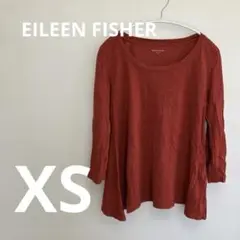 EILEEN FISHER レッド チュニック 【XS】裾広がり