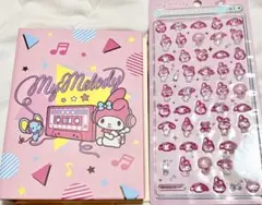 My Melody プロフィール帳　ボンボンドロップシール　セット