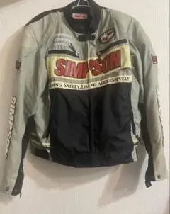 SIMPSON メッシュレースジャケット グレー/ブラック ヴィンテージ 春夏