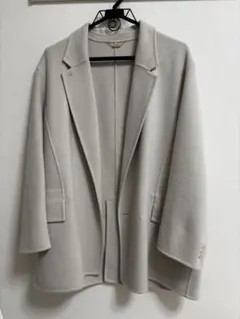 極美品✨ロペ 22AW 5.2万 メルトンリバーコート ゆったり38 薄黄色