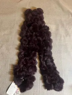 えんじいろラビットファー マフラー 約120cm