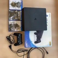 PS4本体 500GB Jet Black コントローラー付き