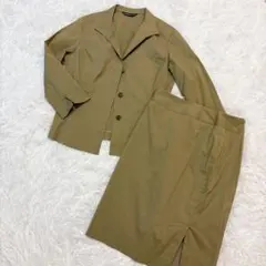 ストロベリーフィールズ セットアップ ジャケット＆スカート カーキ