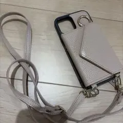 iPhone12ケース ショルダー ミラー付き