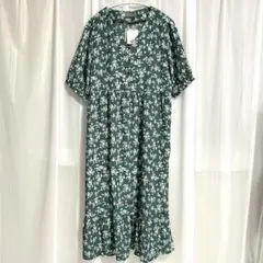 半袖ワンピース　AULI グリーン　Fサイズのサムネイル
