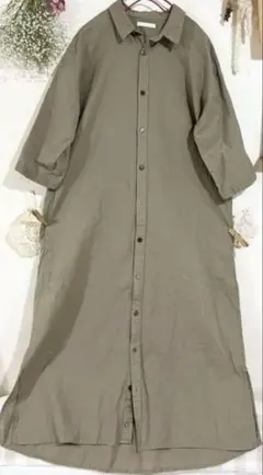 studio CLIP シャツワンピース