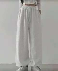 ぶーさん専用ページ ライトグレー スウェットパンツ