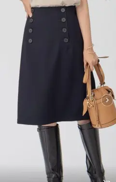 23区　ライトツイードスカート　ひざ丈スカート