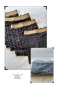 4XL メンズボクサーパンツ 4枚セット 伸縮性　メンズ　パンツ　下着　激安