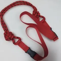 調製可能なショルダーストラップ　レッド　ボールアンドチェーンに使える!!