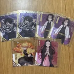 鬼滅の刃 アニプレ オンラインくじ F賞 クリア色紙 6点セット