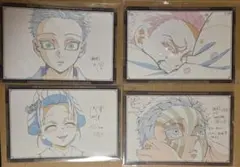 鬼滅の刃　おすそわけポストカード　恋雪　狛治　猗窩座　4点セット