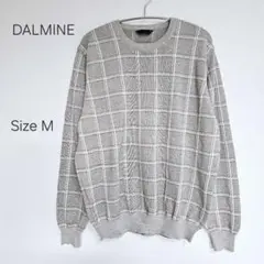 ☆美品☆DALMINE チェック柄 ニットセーター M