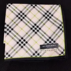 『新品未使用』BURBERRY チェック柄 ハンカチ ピンク系