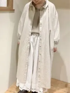 サマンサモスモス コットンリネン コート ワンピース samansamos2