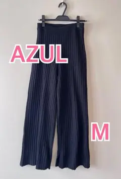 AZUL ニットパンツM ブラックアズール