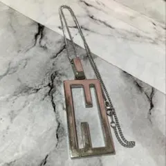 FENDI ネックレス ロゴプレート シルバーカラー　最終値下げ