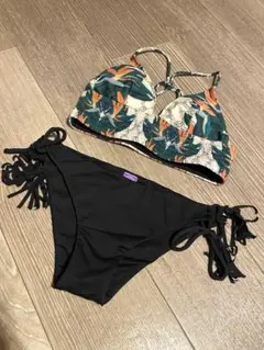 Alexia Stam セパレート水着 上下セット M バナナリーフ柄