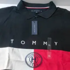 TOMMY HILFIGER トミーヒルフィガーポロシャツ XL　＃048