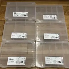 SHIKIRI 収納ケース セリア　6個セット