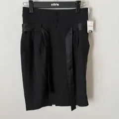 dress lab ブラック　薄手　スカート　リボンベルト
