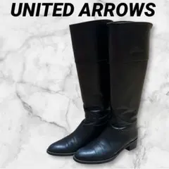 ユナイテッドアローズ ジョッキーロングブーツ　バックジップ