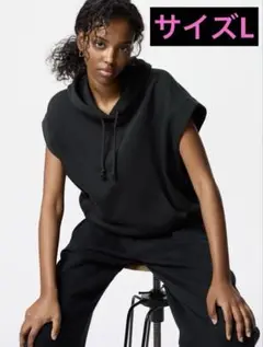 UNIQLO スウェットノースリーブパーカ