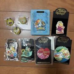 【新品未使用】不思議の国のアリス 海外ディズニー ピンバッジ ❶