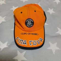 オレンジ色のキャップ Lupo di Mare Sina Cova