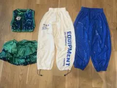 ダンス衣装 セットアップ スパンコール・パンツ　全4点セットのサムネイル