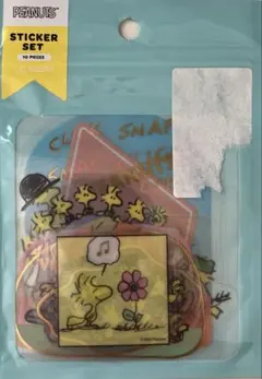 スヌーピー ステッカーセット ライトブルー 10枚入り PNWS2