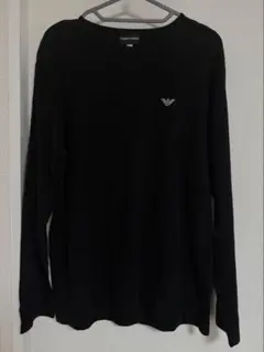 Emporio Armani ブラック ロンT 長袖 XXL