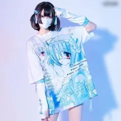 新品タグ付き　ACDC Rag 恋愛界隈01ちゃん Tシャツ　天使界隈