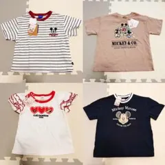 新品タグ付　しまむらミッキーとミニー　ディズニー4着