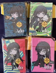 ジョージア　Ado オリジナルトランプ 全4種コンプリートセット