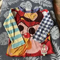 かいちゃんさんお話し中【JAM】キャラクター総柄 長袖カットソー キッズ