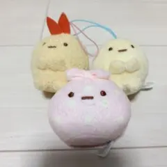 すみっこぐらし 3体セット ストラップ付き