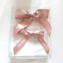 新品】ピンクハウス PINK HOUSE ロゴリボンヘアクリップ 2個セット