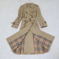 バーバリー　トレンチコート　ベージュ　ノバチェック