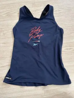 Reebok ボディパンプタンクトップ XS ネイビー