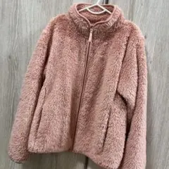 ピンク フリースジャケット ジップアップ　UNIQLO 130