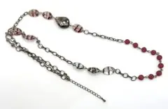【sale！】 デザイン ビーズネックレス　ヴィンテージアクセサリー