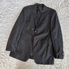 【美品】MR.JUNKOテーラードジャケット ストライプTollegno1900のサムネイル